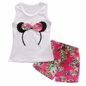Girls Toddler Minnie Mouse Tank Top Shorts Set
